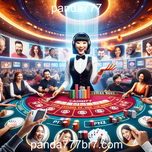 Experimente a Emoção do Cassino ao Vivo no Panda777
